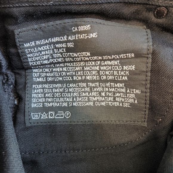 ALEXANDER WANG Wang002 Relaxed Fit Jeans in Black - Picture 11 of 11